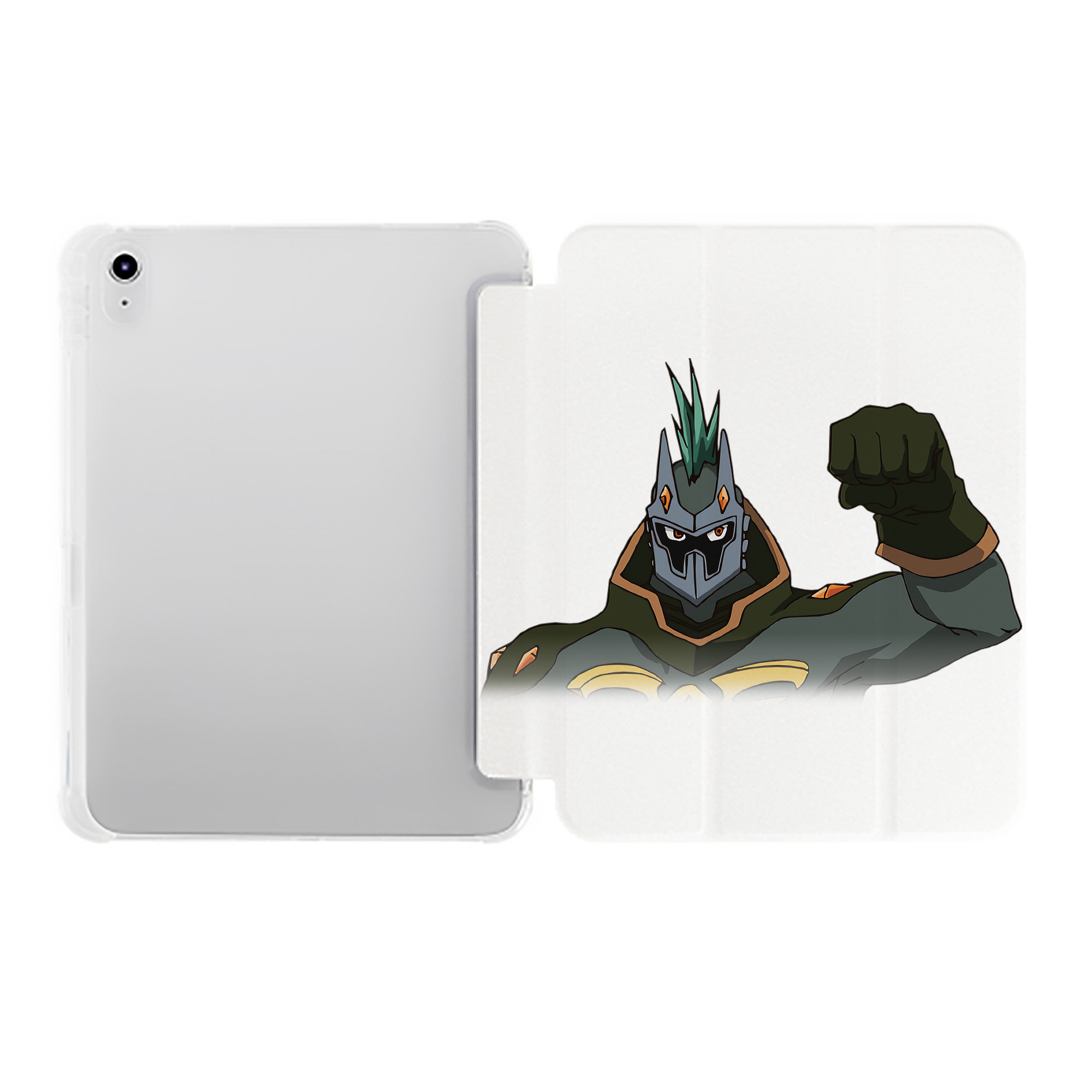 （画像用） 遊☆戯☆王 Yu-Gi-Oh! IPad ケース ペン収納付き 三つ折りスタンド PUレザー×シリコン 対応機種9.5/10.5/10.9インチ